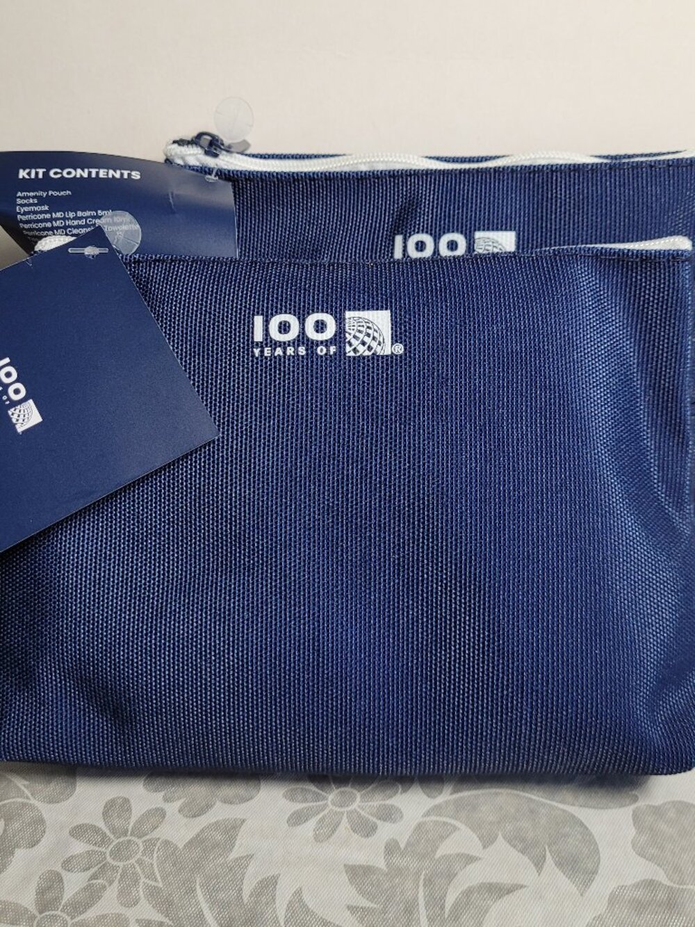 United Airlines Perricone Amenity Travel Kit 100 Years Anniversary Sealed Lot 2